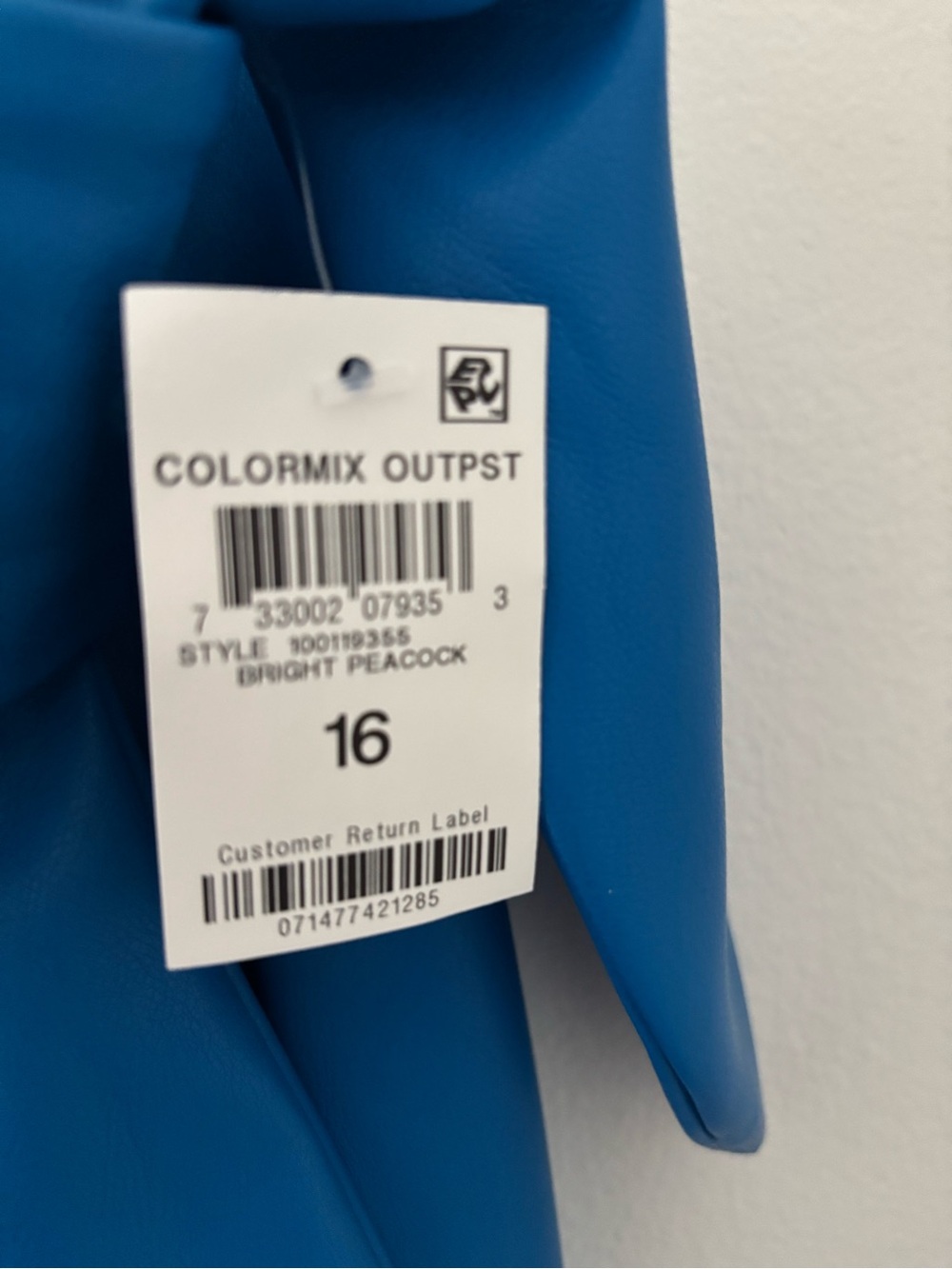 International Concepts INC Blue Wrap Pencil Skirt with Side Bow and Too - Picture 4 of 8